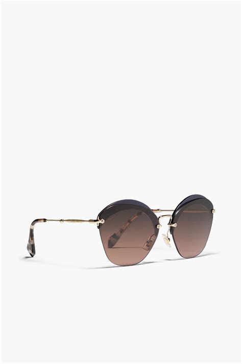 miu miu butterfly sunglasses street style|Miu Miu SMU08W Butterfly Sunglasses .